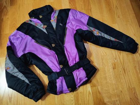 Retro zimná vetrovka veľkosť s, s