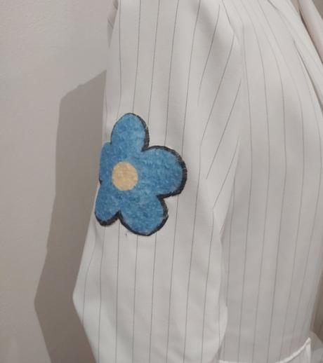 Sako s kvetmi, l / m / s