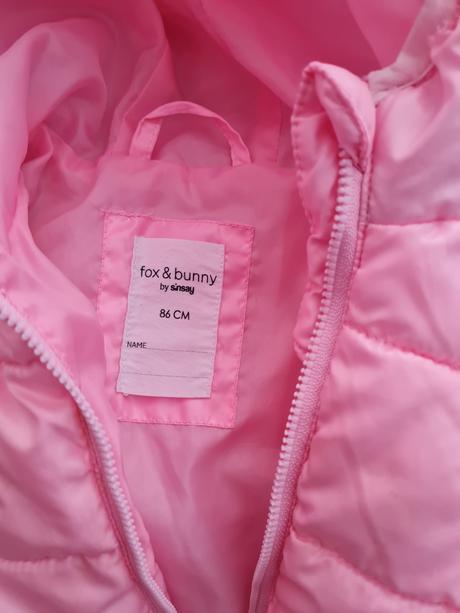 Prechodna bundicka, fox & bunny,86