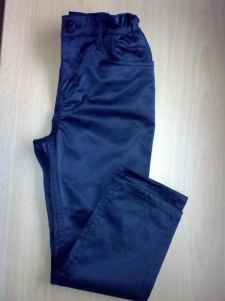 Satenove nohavice, h&m,110