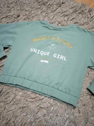 Mikina crop top 158-164, 158