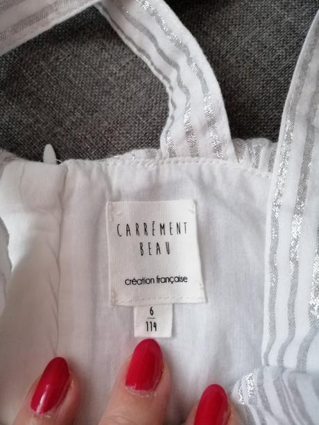 Letné strieborné šatocky, veľkosť 116 na 5 rokov, 116