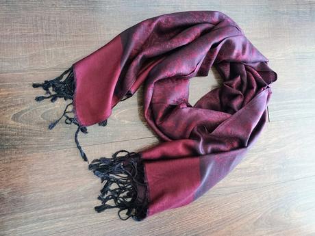 Pashmina bordó, 