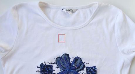 Tričko s flitrami, m&co,s