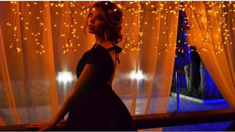 Cierne saty s maslou vel.s, s / xs