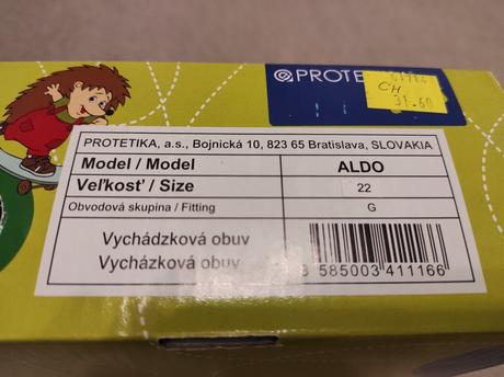 Čižmy protetika aldo 22, protetika,22