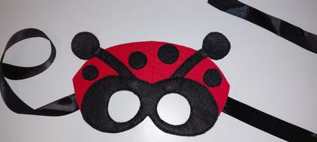 Karnevalová škraboška/maska - lienka, 