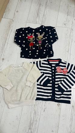 Mikina 2ks a svetrik 98, 98