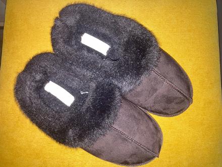 Teplé papuče top stav, h&m,35