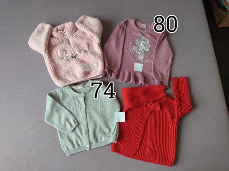 Predam detske/ dojcenske oblecenie, ciapky..., 68–80