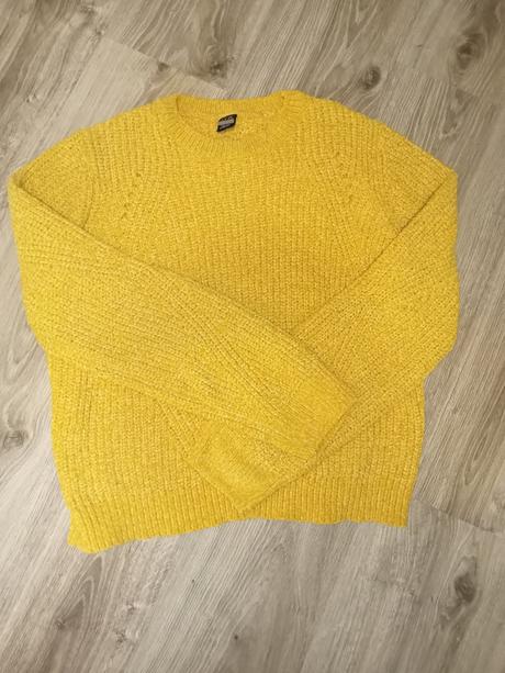 Žltý mäkkučký sveter 158/164, 158