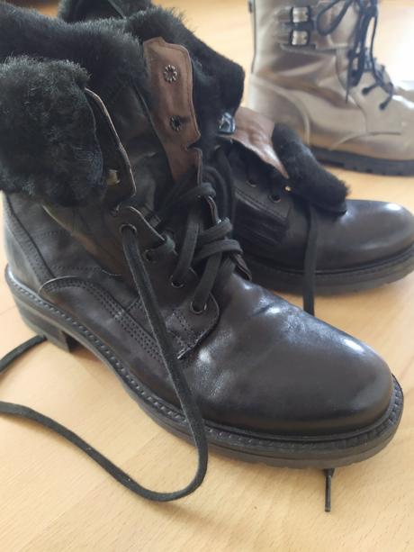 Talianske kožené topánky, ecco,35