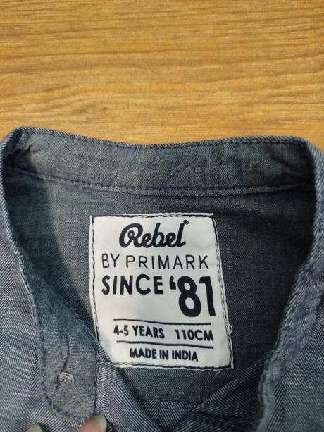 Chlapčenská košeľa, primark,110
