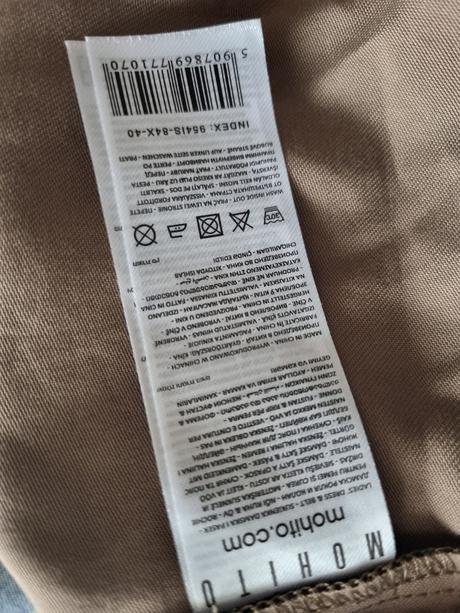 Hnedé košeľové šaty reserved veľ. 40, reserved,40