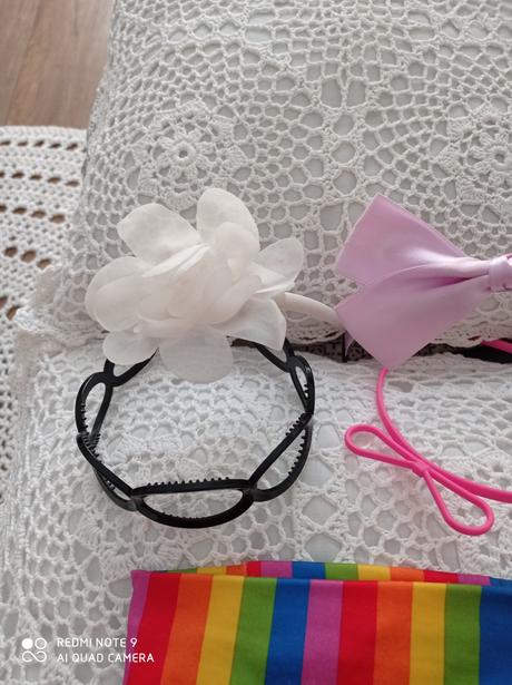 Farebná elastická čelenka uni žiarivé farby,