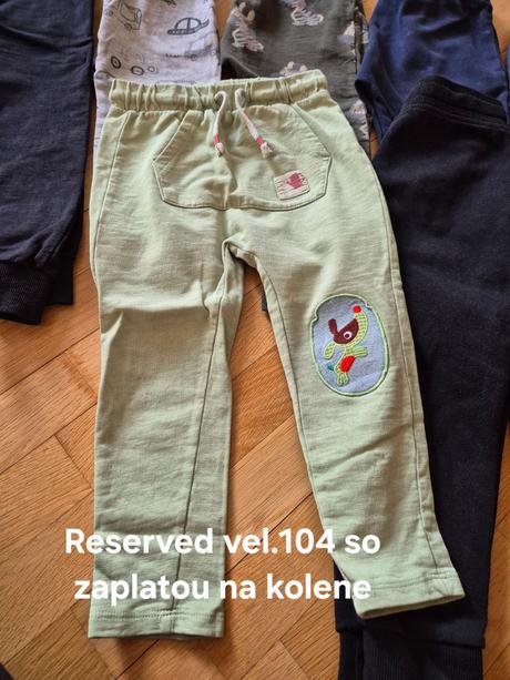 Teplaky 4ks, primark,104