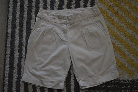 Krémové kraťase, camaieu,36