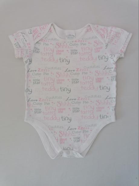 Bavlnene body s pismenkami, tesco,92