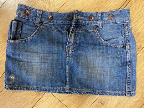 Retro miniskukňa riflova, xs