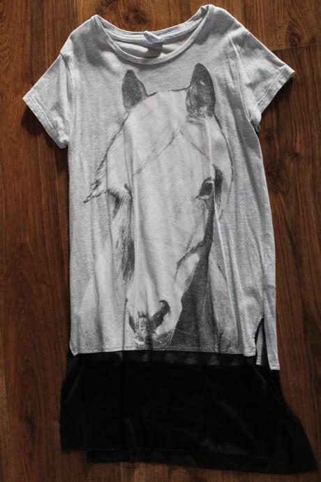 Dievčenské tričko s tylom, lindex,146