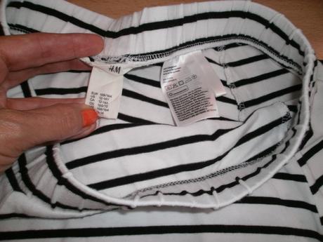 Bavlnená zvonová sukňa 152/158, h&m,152