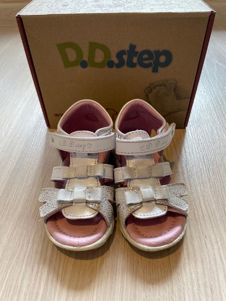 Kožené sandálky d.d.step 22, d.d.step,22