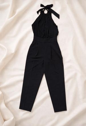 Čierny elegantný overal, h&m,36