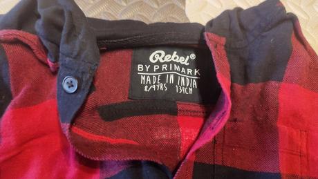 Košeľa károvaná, primark,134