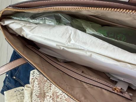 Michael kors shopper kabelka marylin pudrová ružov, michael kors