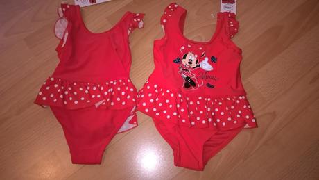 Nové celé plavky minnie disney 104, f&f,104