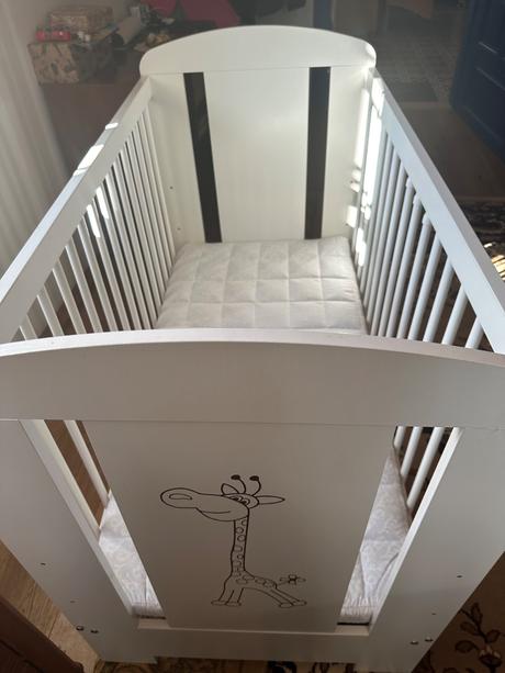 Detska postielka s matracom, šírka (cm): 60,dĺžka (cm): 120