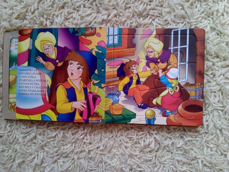 Puzzlová detská kniha, 