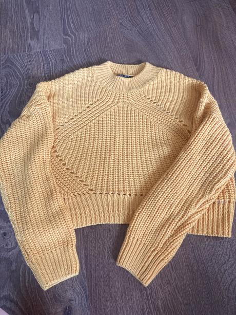 Sveter žltý, new look,164