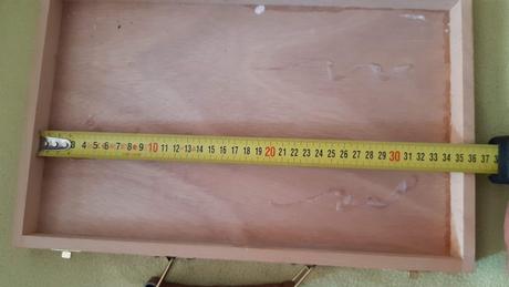 Predám drevený kufrík na maĺovacie potreby., 