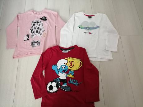 Trička 3 ks pre dievčatka veľ. 104, 104