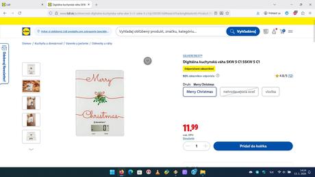 Digitálna kuchynská váha silvercrest 4,