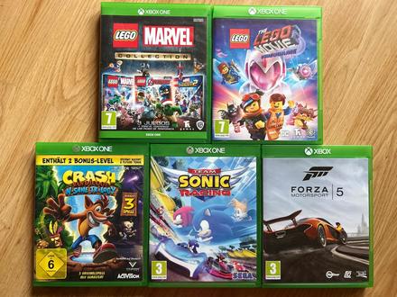 Hry na x box one - crash, sonic, forza motosport5,