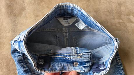 Krásne rifličky h&m veľ.128 top stav, h&m,128