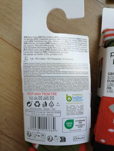 Froté teplé ponožky veľ. 27 - 30, pepco,27