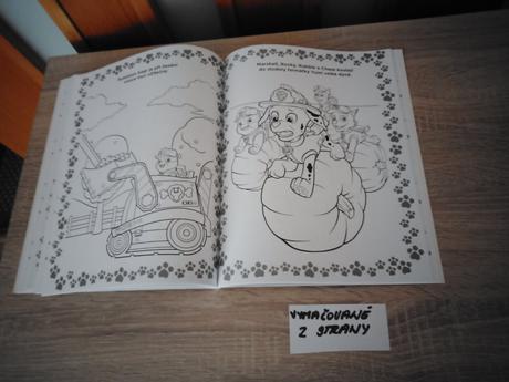 Tlapková patrola-omalovanky, 