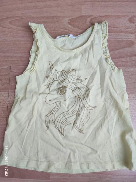 Tričko pre dievčatko 92, h&m,92
