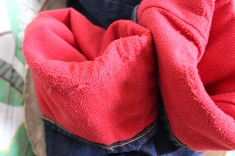 Zateplene fleecom jeansy od 150 cm, gap,152