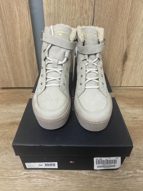 Vyteplené snehule th, tommy hilfiger,40