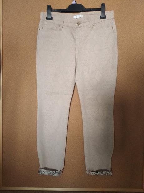 Dámske béžové nohavice mac, mac,40