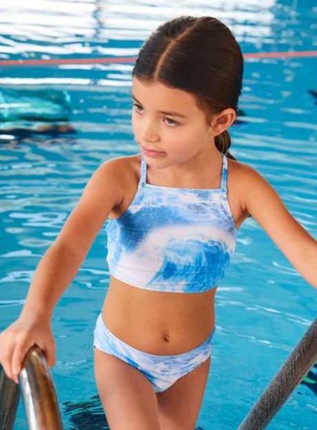 Plavky dievčenské - dvojdielne, next,122