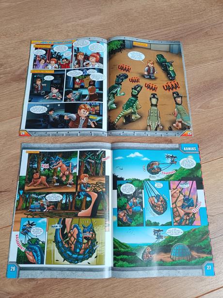 Casopisy lego jurassic world,