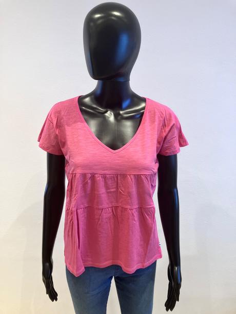 Dámske tričko ležérne ružové (xs), xs