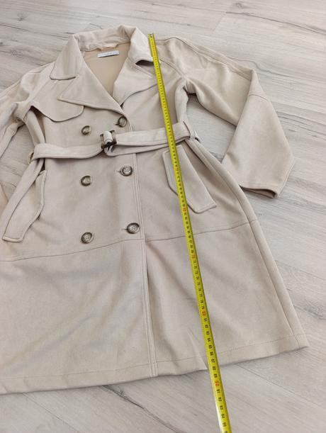 Semišový trenčkot, reserved,m