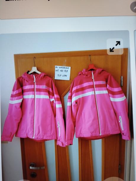 Dievčenské zimné vetrovky zn.nordblanc veľ.122-128, 122