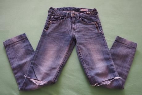 Dievčenské rifle, h&m,140